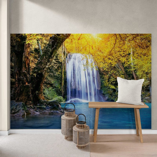 Tapet textil 1,5 X 2,2 m "Cascada pe rau"