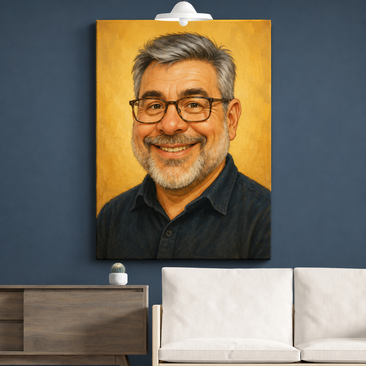 🎁 Caricatura ta pe tablou – 3 stiluri la alegere