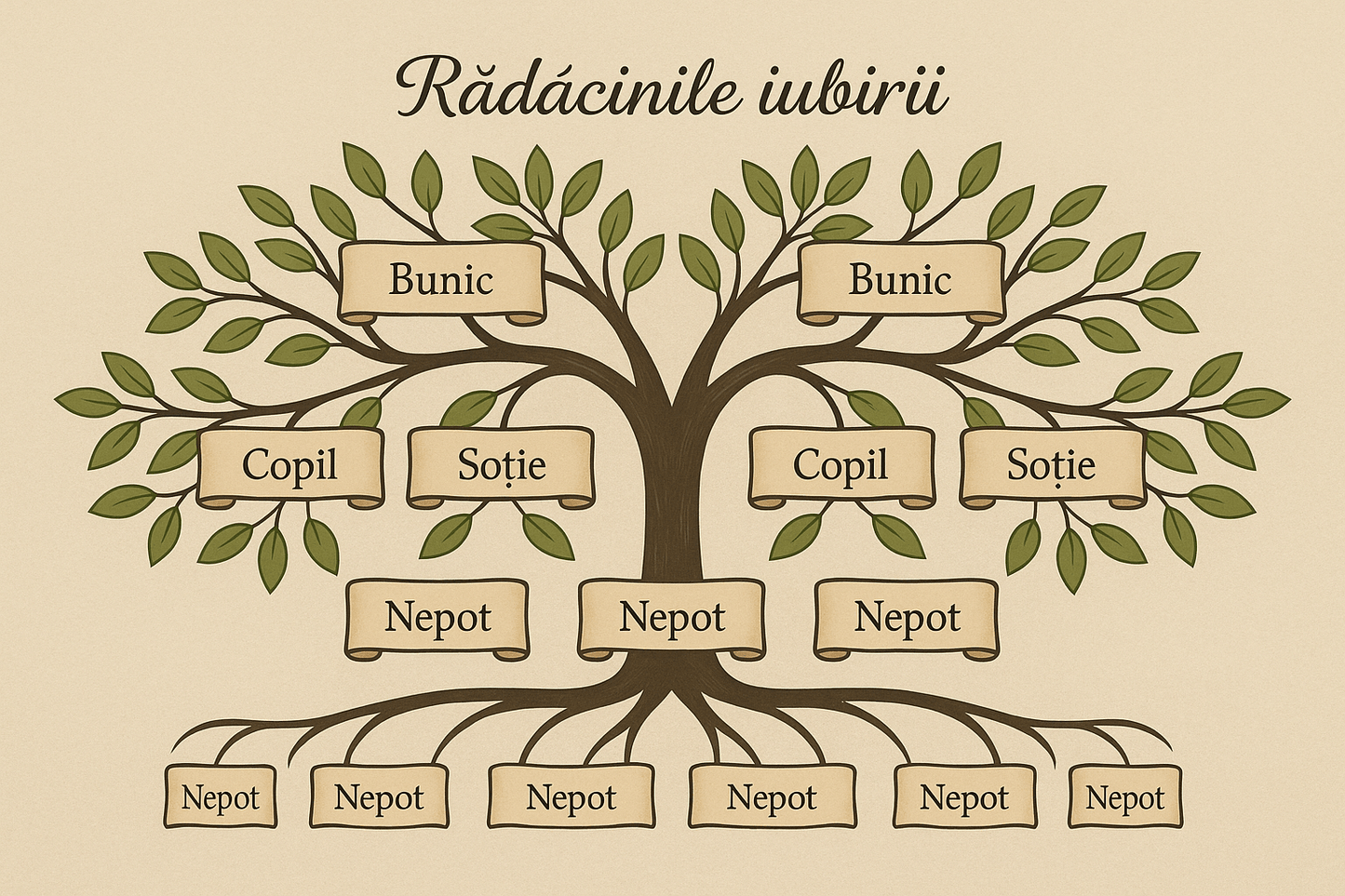 Arborele genealogic al familiei