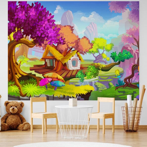 Tapet textil personalizat pentru camera copilului, 1,5 X 2 m - Cameradevis.ro