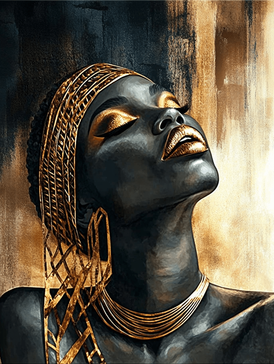 Tablou Canvas - Chip Feminin African