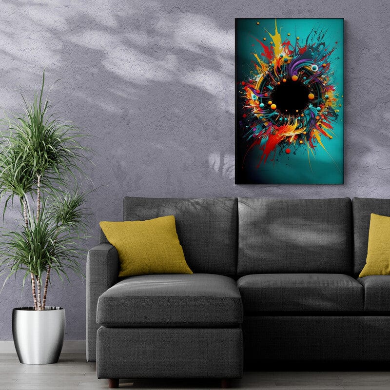 Explozie de culori abstract