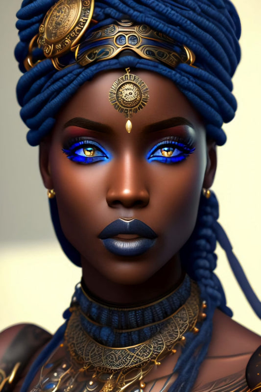 Tablou Canvas - Femeie din India