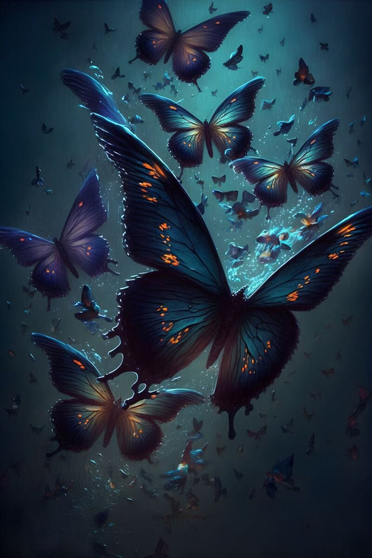 Tablou canvas - Fluturi