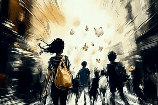 Tablou Canvas - Fuga spre lumina