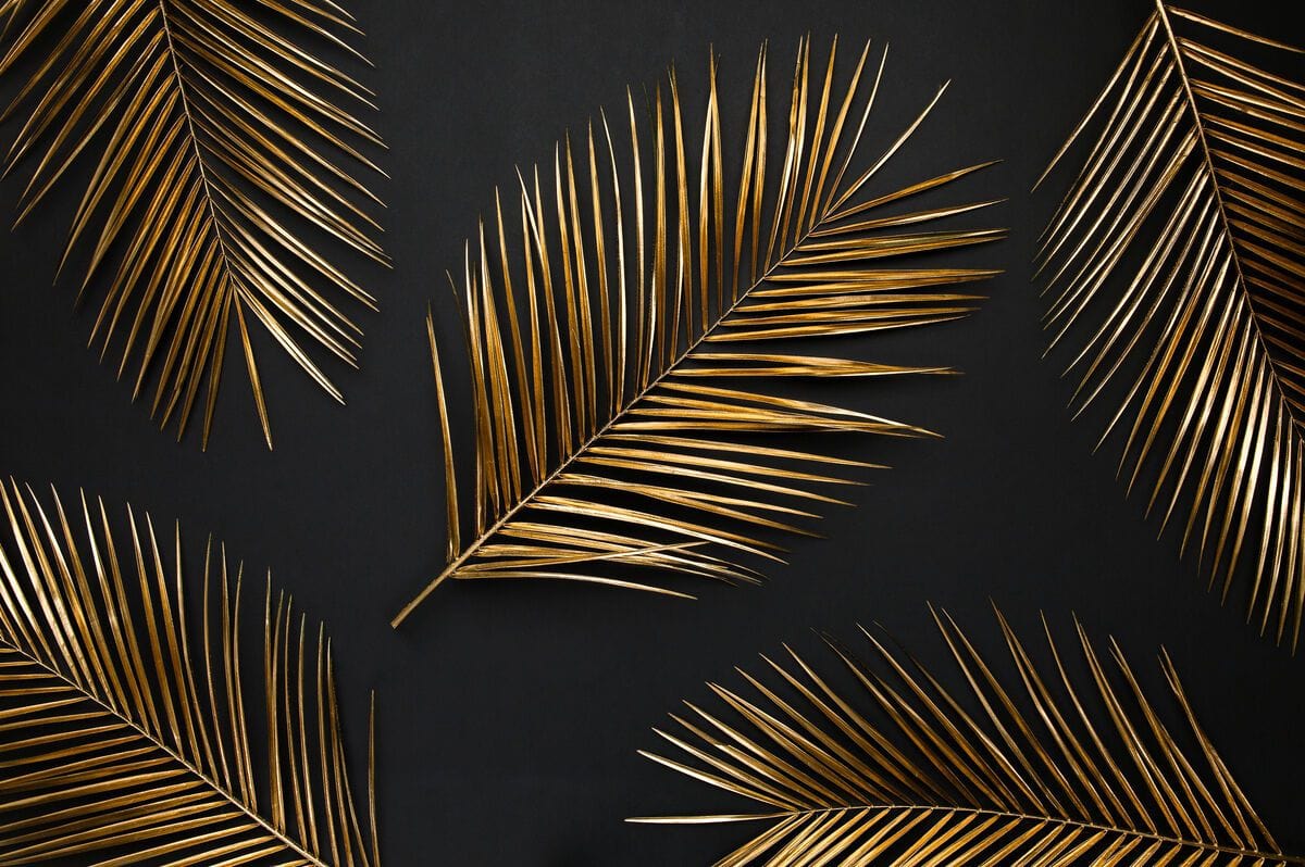 Tablou canvas - Goldie leaves