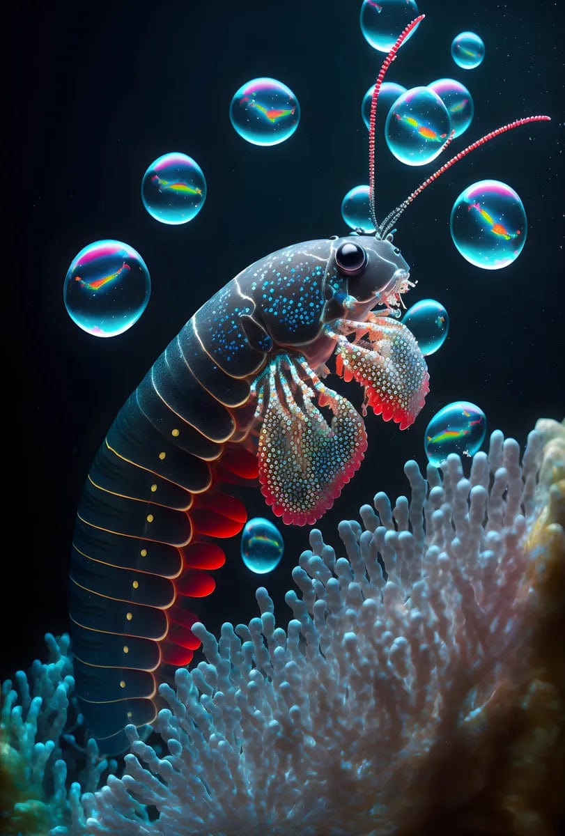 Tapet textil pentru camera copilului "Homar" - 1,5 X 2,2 m