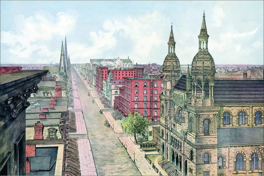 Tablou Canvas - Ilustratie New York