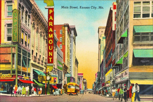 Tablou Canvas - Kansas City Retro