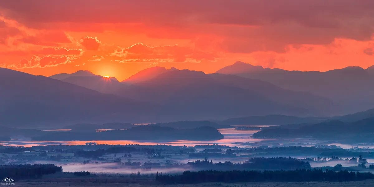Tablou Canvas - Splendorile Lacului Lomond