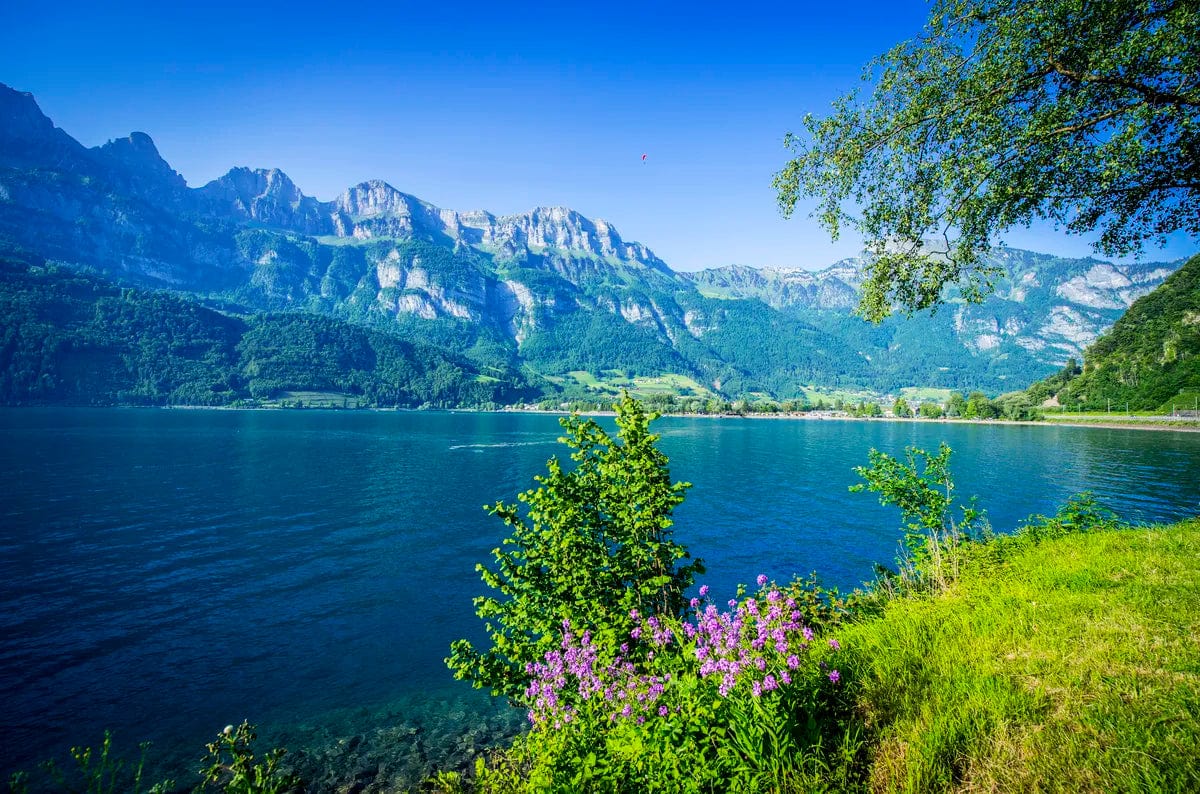 Tablou Canvas - Lacul Walensee