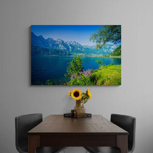 Tablou canvas - Lacul Walensee