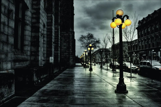 Tablou Canvas - Luminile Stradale