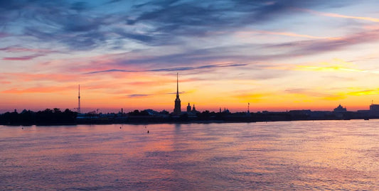 Tablou Canvas - Luminile Apusului