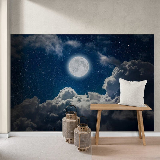 Tapet textil 1,5 X 2,2 m "Luna-ntre nori"