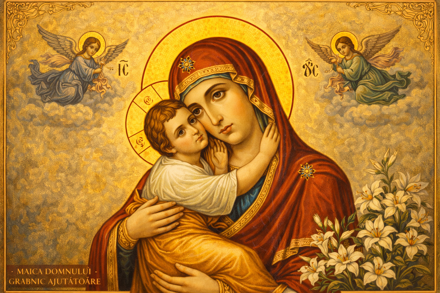 Icoana - Maica Domnului – Grabnic Ajutătoare – Canvas, Sticla sau Aluminiu