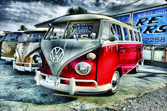 Tablou Canvas - Masini Retro Elegante