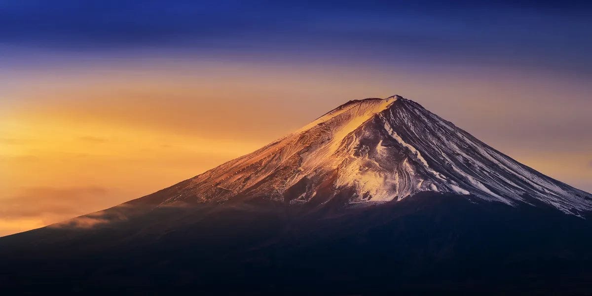 Tablou Canvas - Eleganta Muntelui Fuji 3