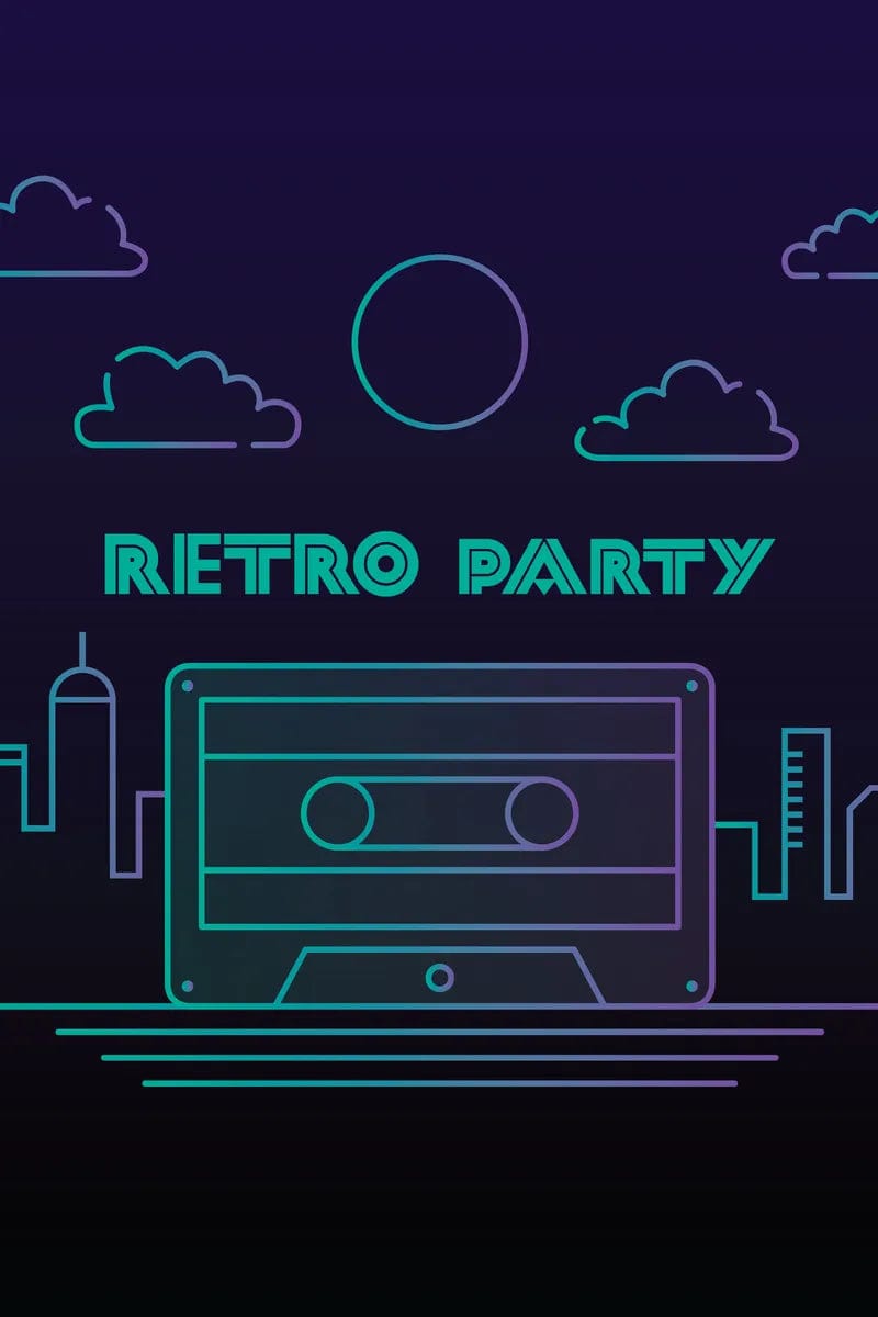 Tablou Canvas - Party Retro 14