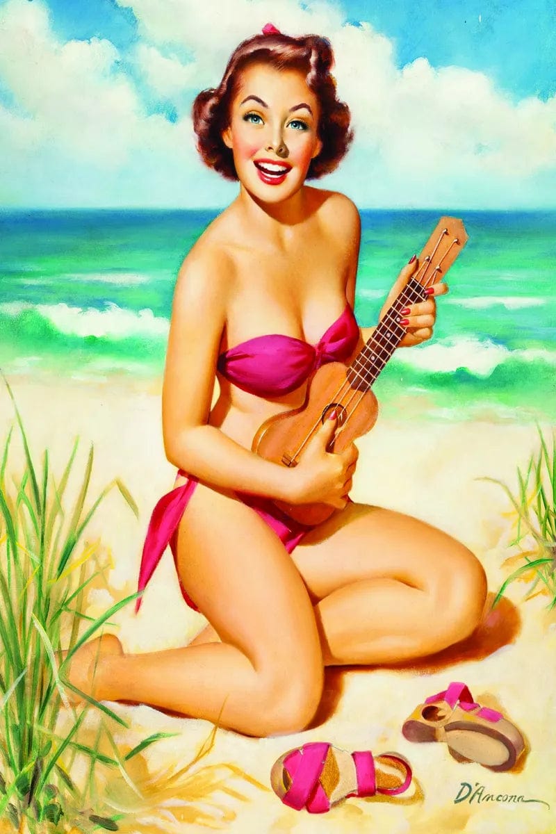 Tablou Canvas - Eleganta Vintage Pin Up 07