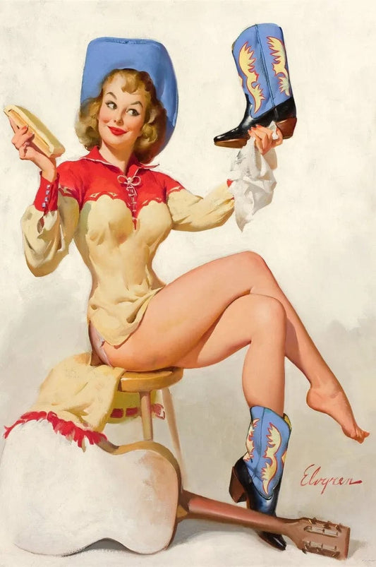 Tablou Canvas - PIN UP 08 Eleganta Care Captiveaza