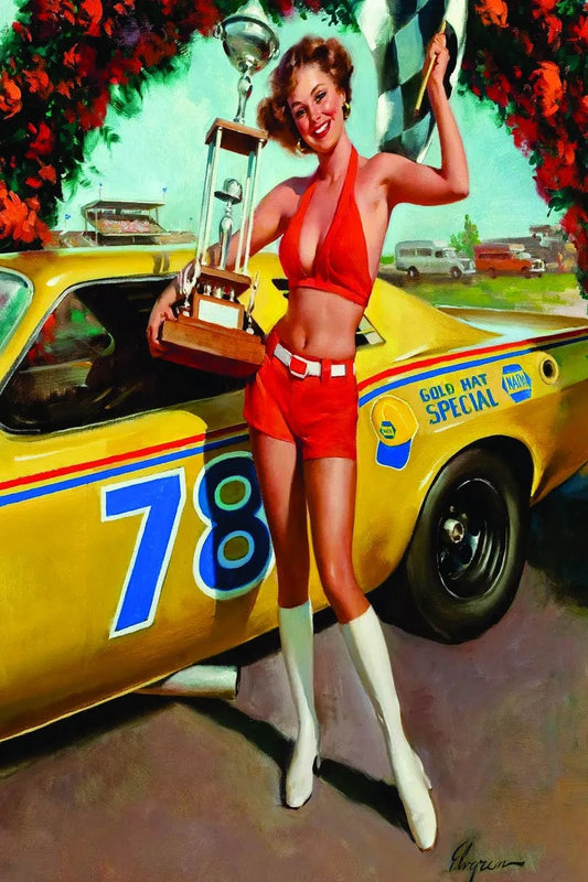 Tablou Canvas - PIN UP 21 Eleganta pentru Casa Ta