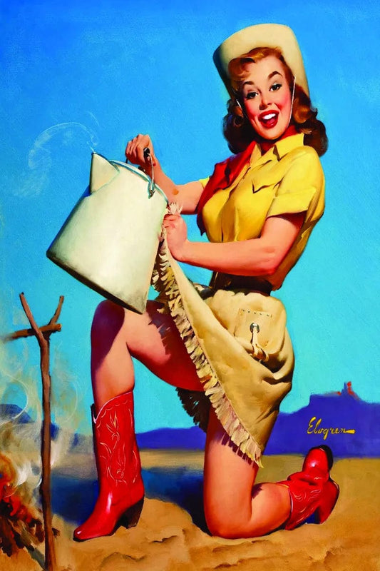 Tablou Canvas - Eleganta Pin Up 43