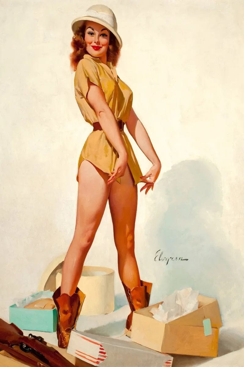 Tablou Canvas - Eleganta Timeless PIN UP 47