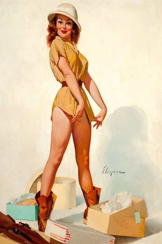 Tablou Canvas - Eleganta Timeless PIN UP 47