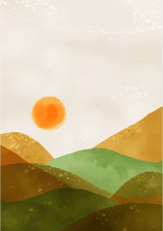 Tablou Canvas - Peisaj Abstract Delauros