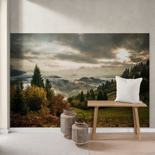 Tapet textil 1,5 X 2,2 m "Peisaj deluros"