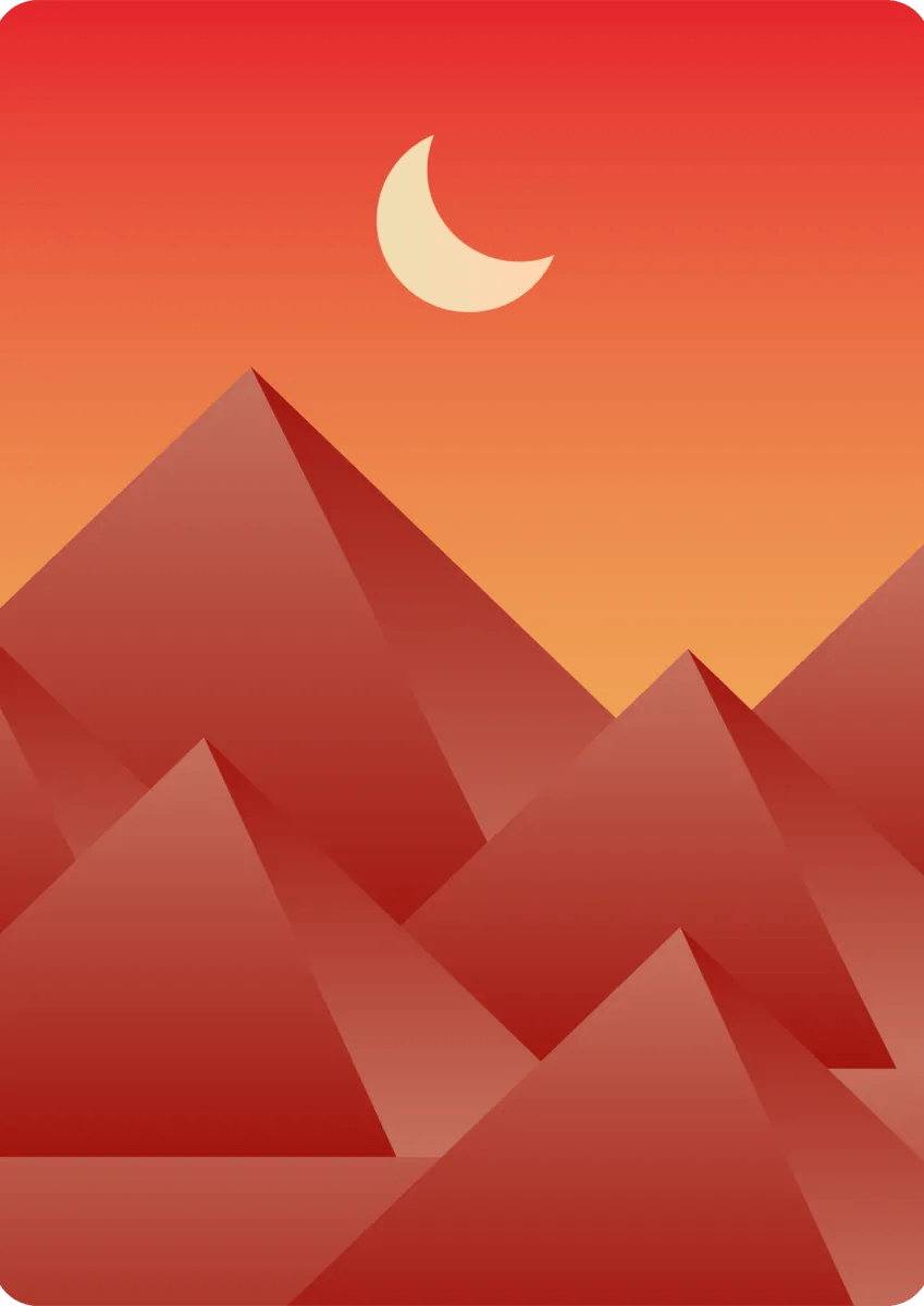 Tablou Canvas - Peisaj Montan Abstract