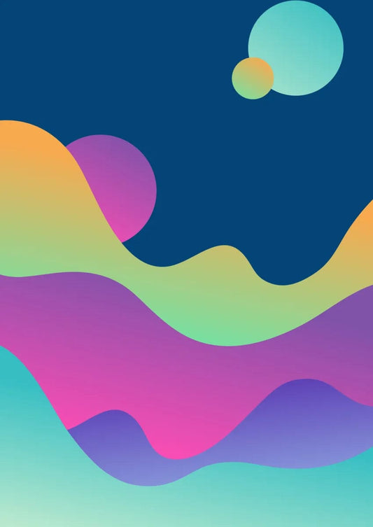 Tablou Canvas - Peisaj Cosmic Abstract 2