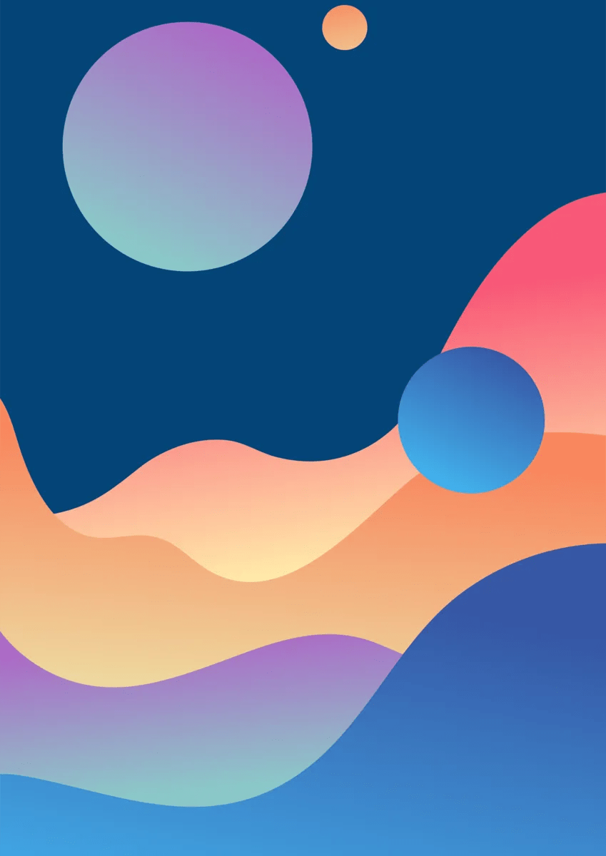 Tablou Canvas - Peisaj Spatial Abstract