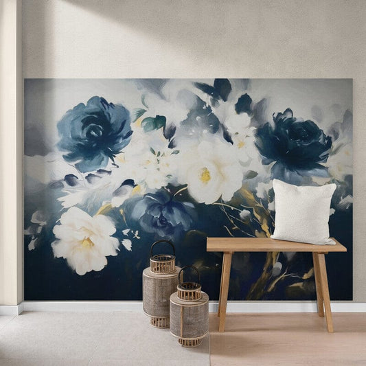 Tapet textil 1,5 X 2,2 m Pictura florala