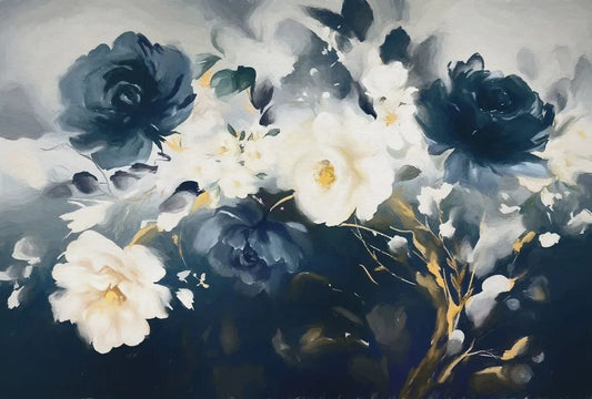 Tapet textil 1,5 X 2,2 m "Pictura florala"