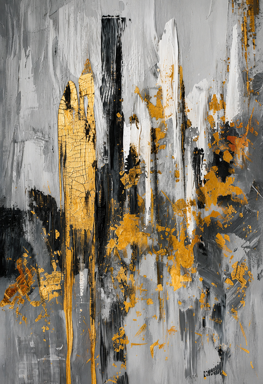 Tablou decorativ - Ploaie de aur