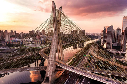 Tablou Canvas - Pod din Sao Paulo