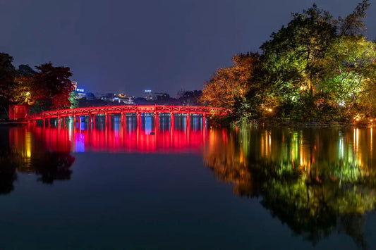 Tablou Canvas - Podul Rosu