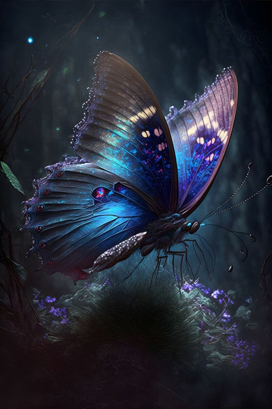 Tablou canvas - Purple butterfly
