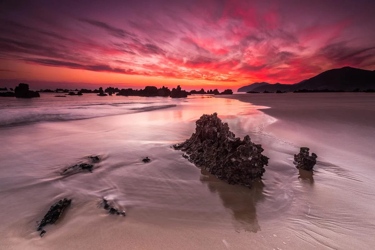 Tablou Canvas - Rasarit de Iarna