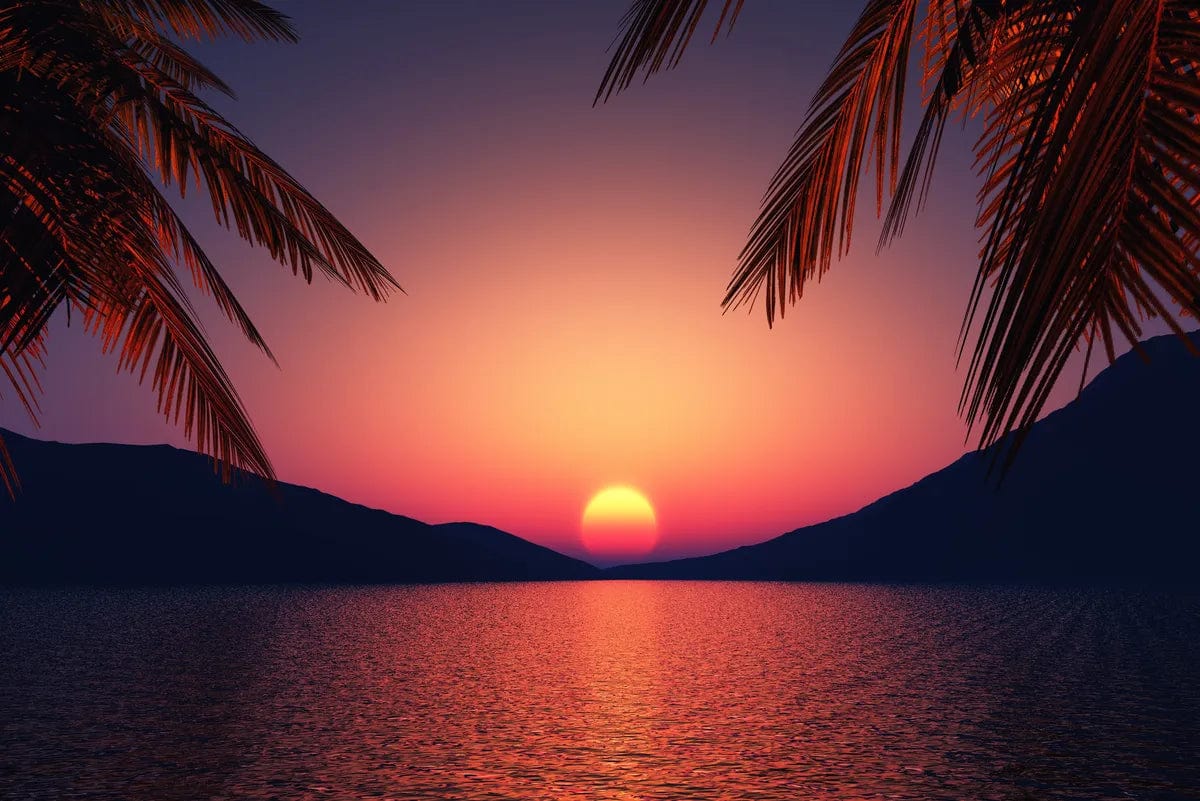 Tablou Canvas - Rasarit in Hiperbola