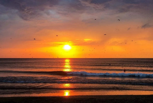 Tapet textil 1,5 X 2,2 m "Răsărit la Marea Neagră"