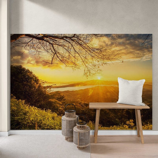 Tapet textil 1,5 X 2,2 m "Rasarit superb"