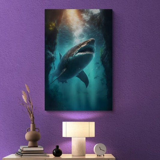 Tablou Canvas - Rechinul Alb