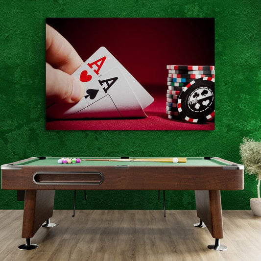 Tablou Canvas - Eleganta Jocului de Poker - Zibo.ro