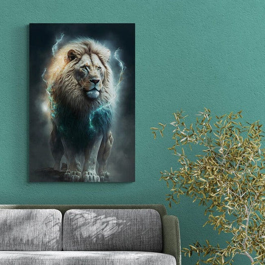 Tablou Canvas - Regele Leu