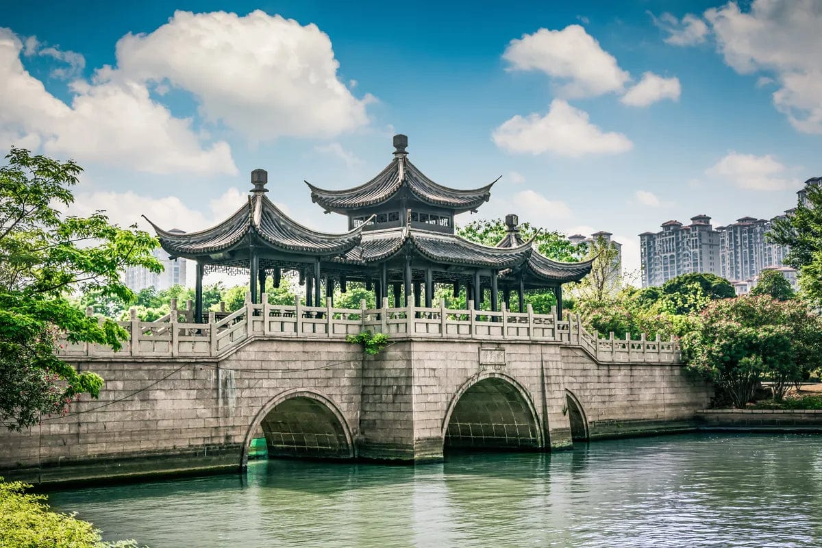 Tablou Canvas - Sanhe Ancient Town