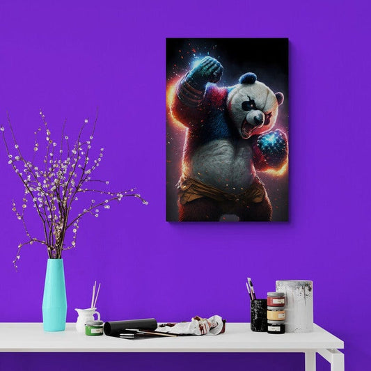 Tablou canvas - Scary panda