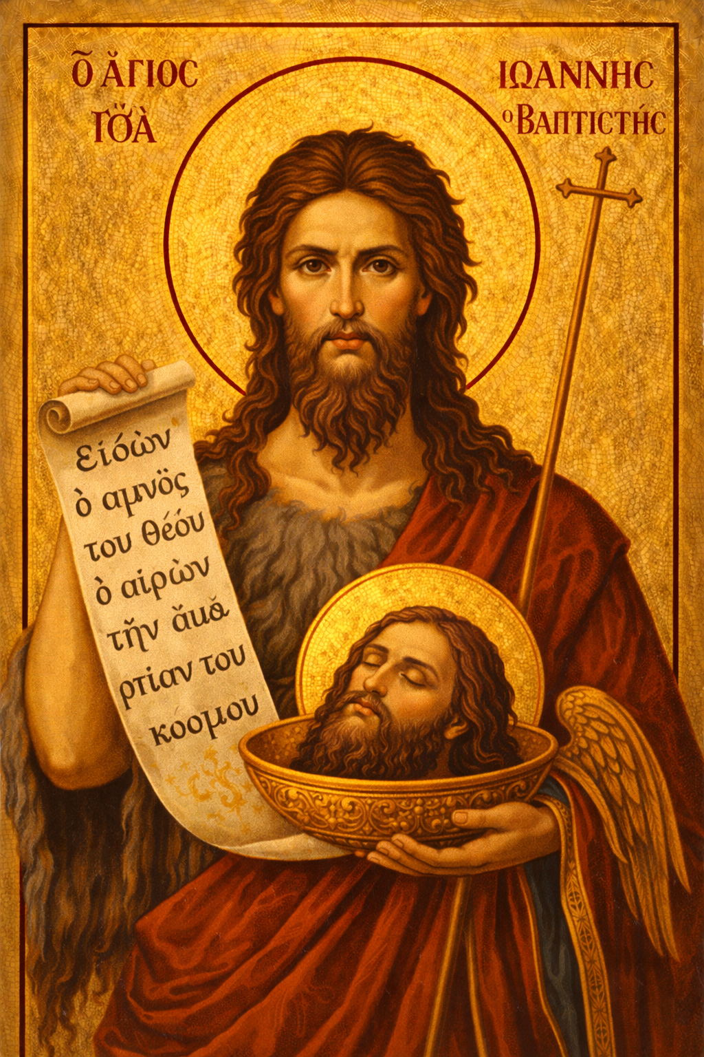 Icoana pe panza - Sfântul Ioan Botezătorul - Zibo.ro